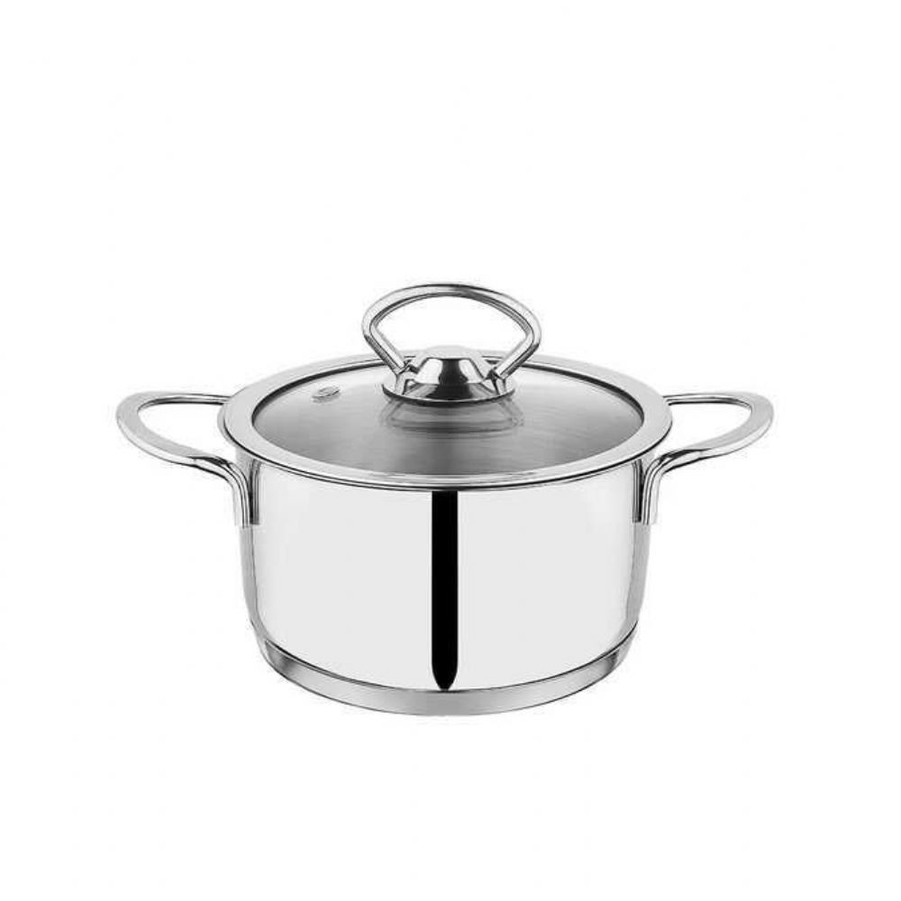 Schafer Micro Mini Derin Çelik Tencere 16Cm2 Parça